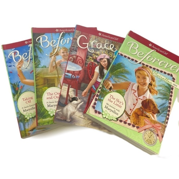 American Girl Doll with 4 Grace and 3 Maryellen Books - Picture 1 of 11